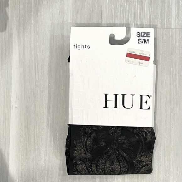 Metallic Baroque Tights - Picture 3 of 6